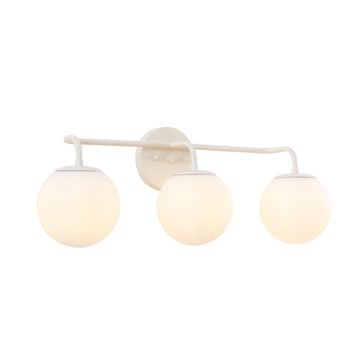 Louis Parisian Globe Metal/Frosted Glass Modern Contemporary LED Vanity
